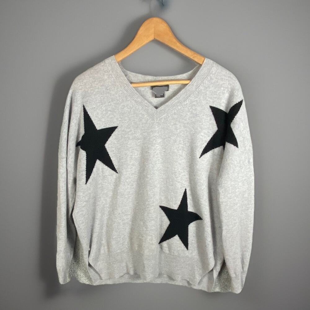 Pure Amici 100% Cashmere Sweater Women’s M (1) Super Soft Oversized Lagenlook Co